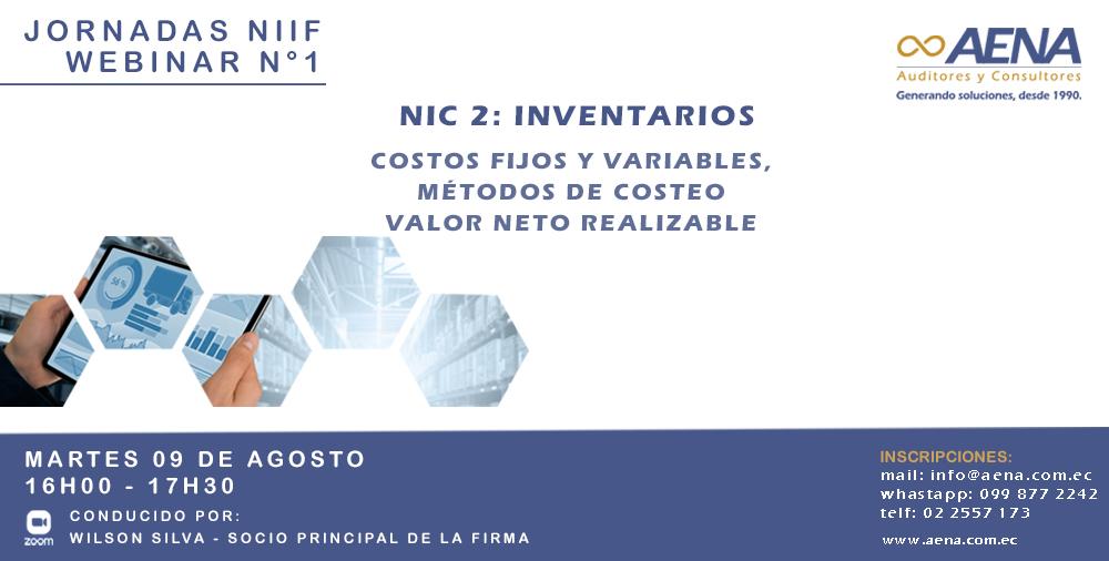 Jornadas NIIF 2022 – Webinar 1 NIC 2: INVENTARIOS