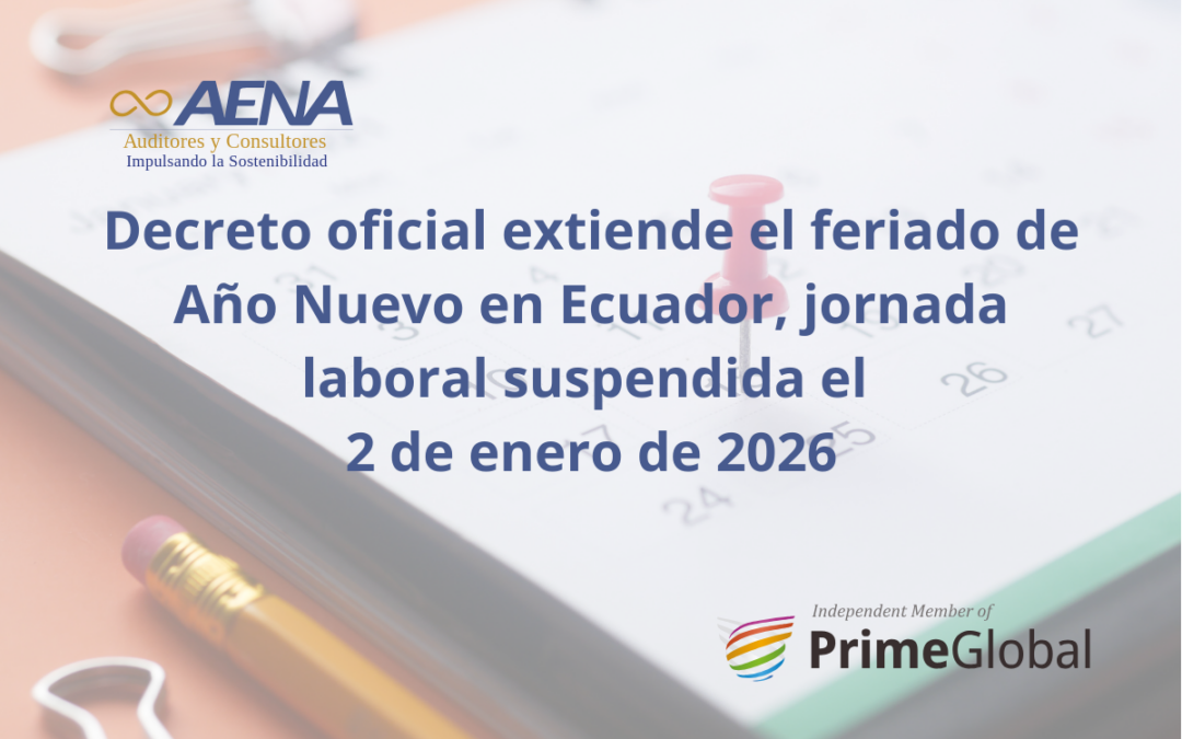 Decreto oficial extiende el feriado de Año Nuevo en Ecuador, jornada laboral suspendida el 2 de enero de 2026