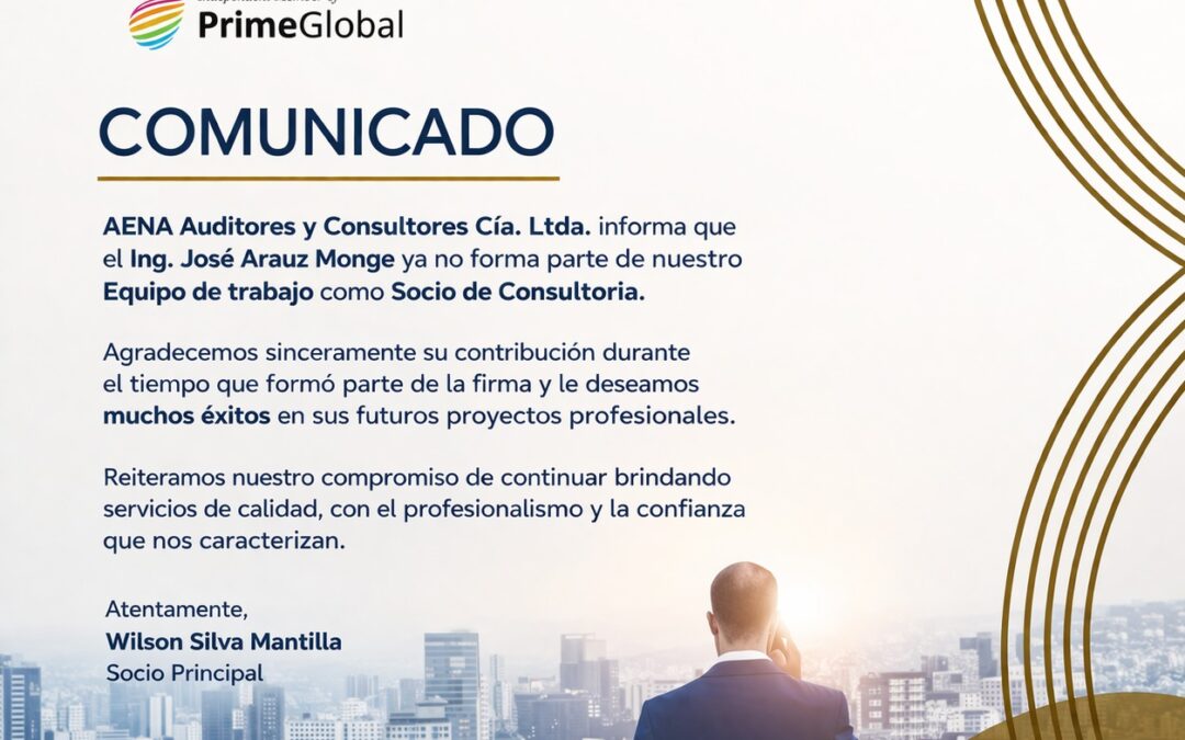 ¡Comunicado Oficial!