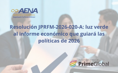 Resolución JPRFM-2026-020-A: luz verde al informe económico que guiará las políticas de 2026