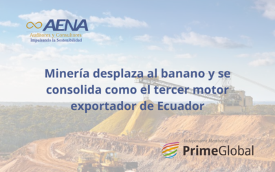 Minería desplaza al banano y se consolida como el tercer motor exportador de Ecuado