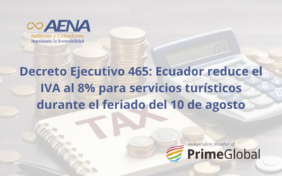 Ecuador reduce el IVA al 8% para servicios turísticos durante el feriado del 10 de agosto